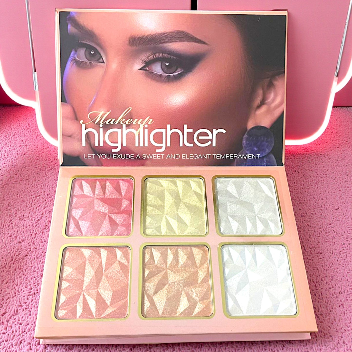 LIBRO NUDE: SOMBRAS, ILUMINADOR, RUBOR, BRONCER, POLVO C. 1PZ 2060