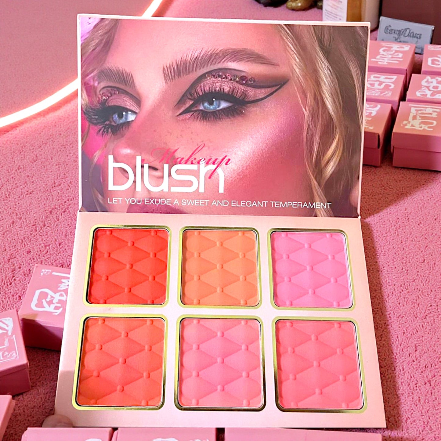 LIBRO NUDE: SOMBRAS, ILUMINADOR, RUBOR, BRONCER, POLVO C. 1PZ 2060