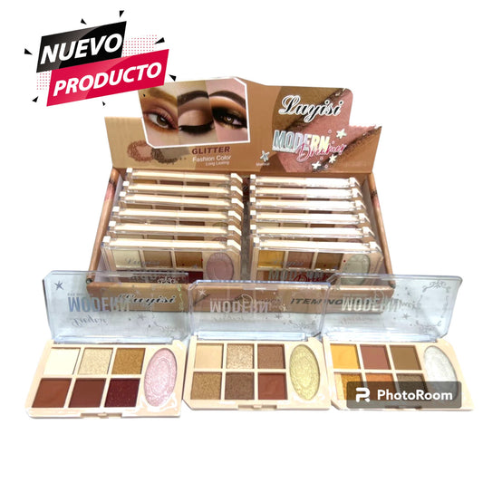 Paleta de Sombras Ojos 2 Pc 6801.