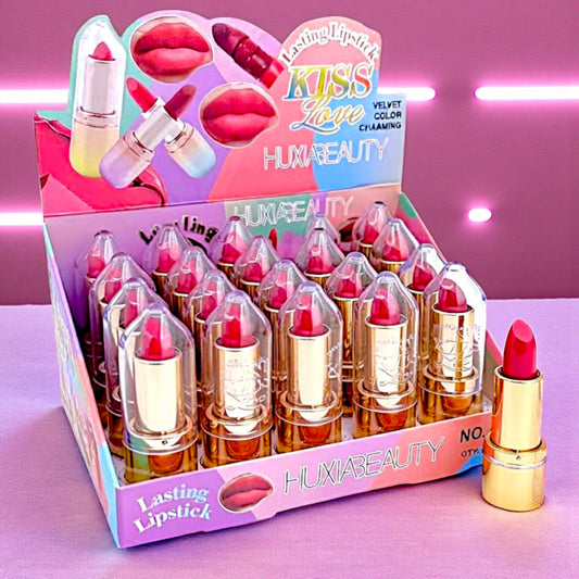 LABIAL EN BARRA KISS 24 PZ 6611