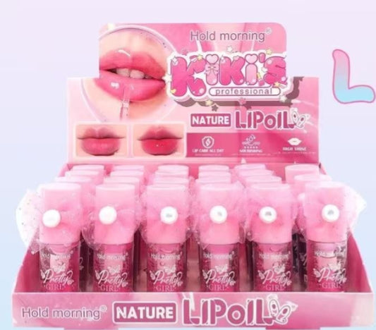 GLOSS CON MOÑITO Y APLICADOR GRUESO 24 PZ HL6297B