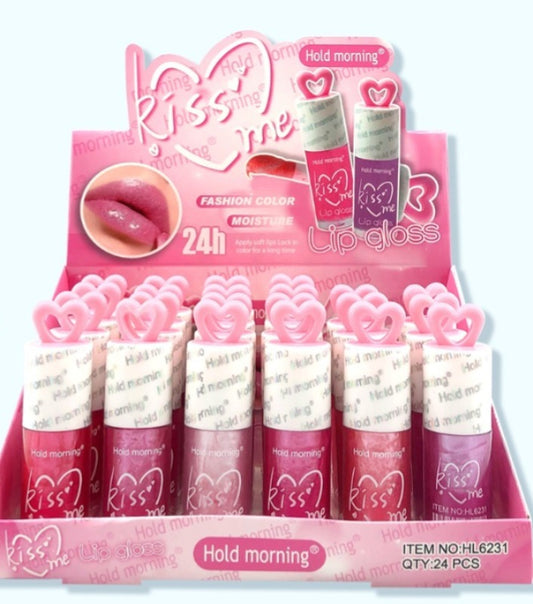 GLOSS CON COLOR KISS ME 24 PZ HL6231
