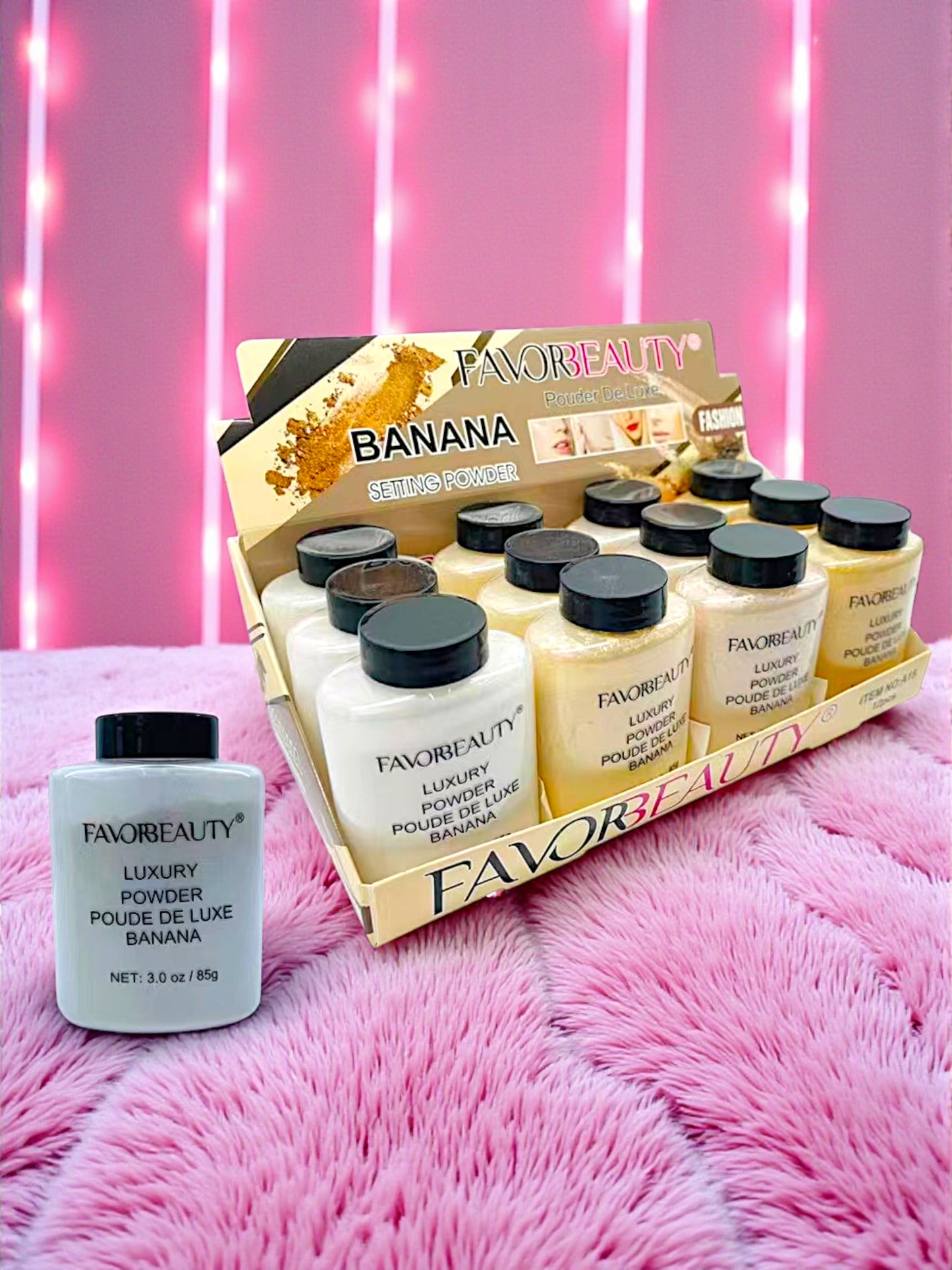 POLVO TRASLUCIDO BANANA 12 PZ A15.