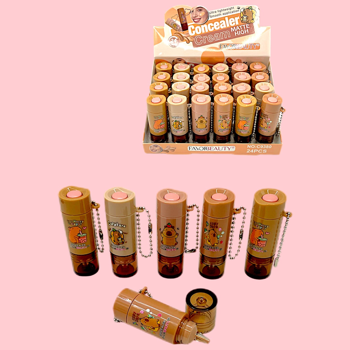 CORRECTOR LIQUIDO CAPIBARA 24PZS C9380