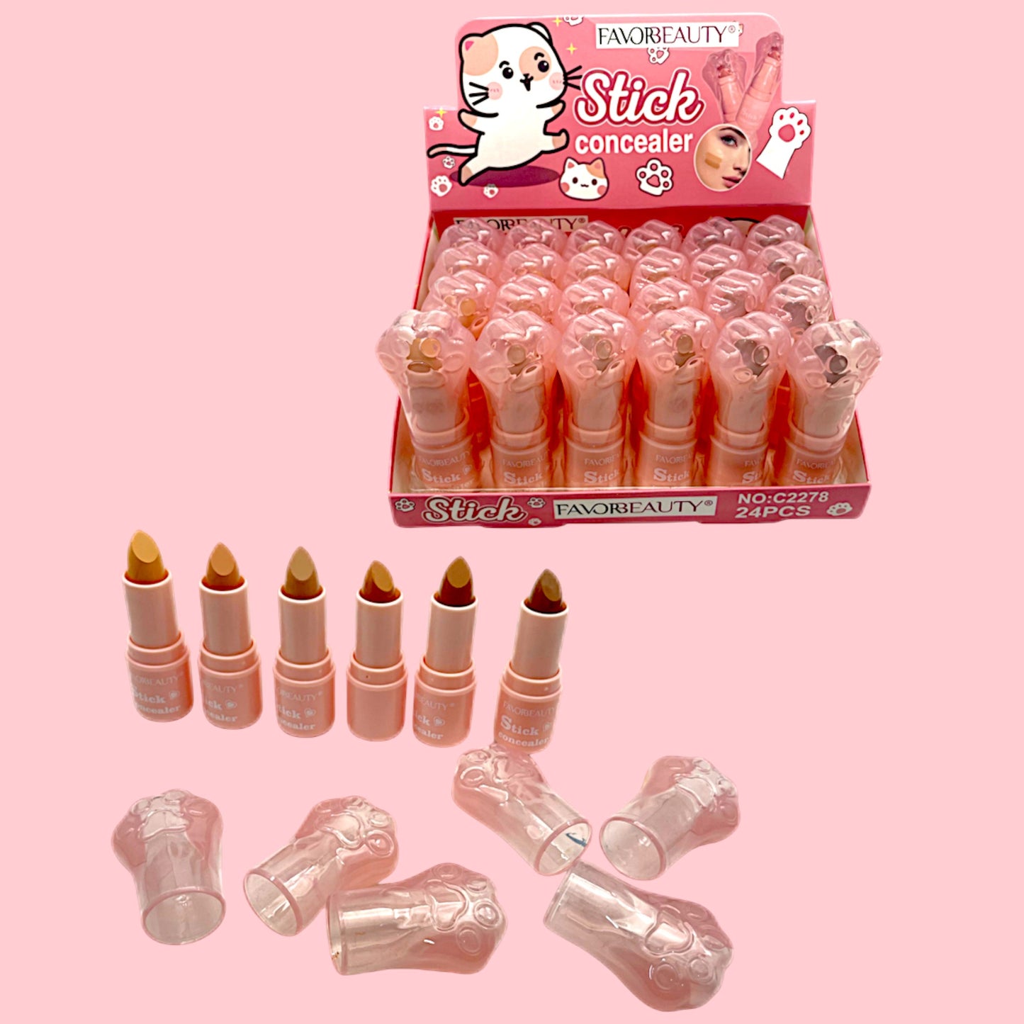 CORRECTOR EN BARRA PATITA DE GATO 24PZS C2278