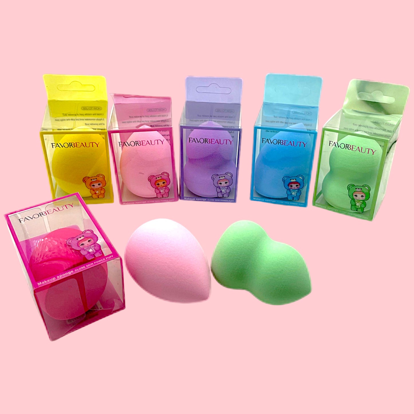 ESPONJA DE MAQUILLAJE 12PZS FB1815