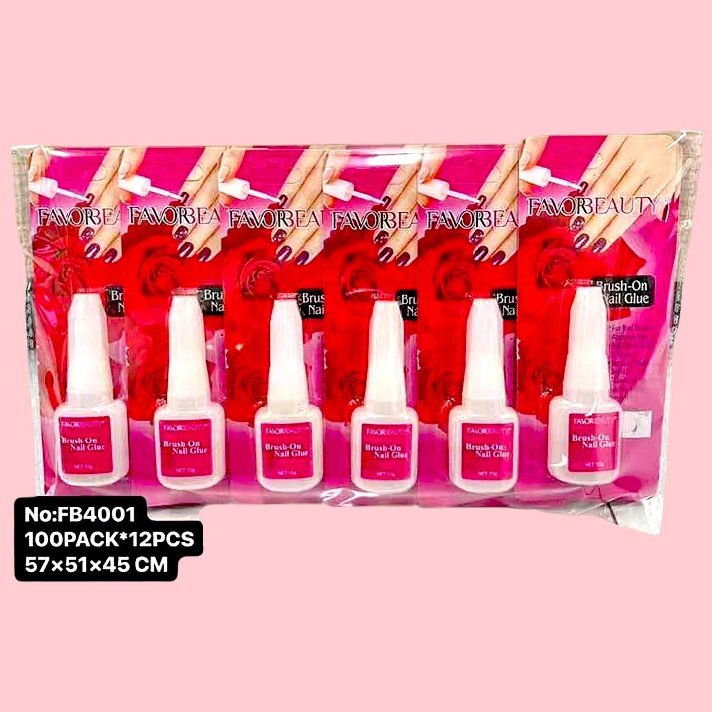 PEGAMENTO EN BROCHA PARA UÑAS FB4001