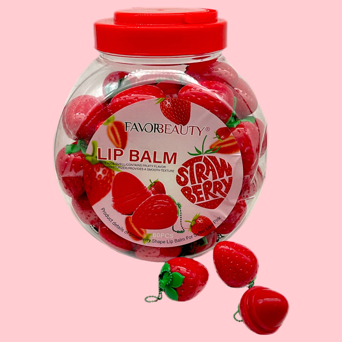 BALSAMO FRESA LLAVERO BOTE CON 60PZS LB3769