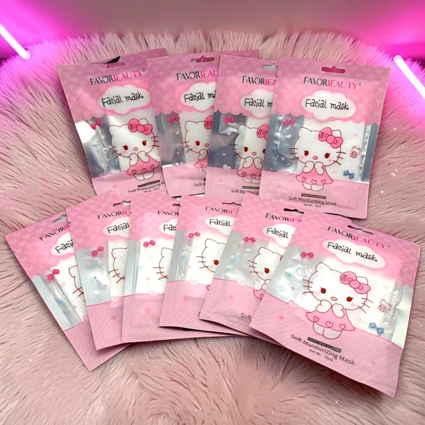 MASCARILLA FACIAL HELLO KITTY 10 PZ B5505