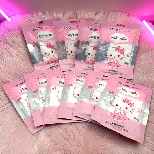 MASCARILLA FACIAL HELLO KITTY 10 PZ B5505