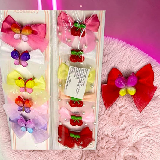 MOÑITOS CON MARIPOSAS Y CEREZAS 12 PZ B84