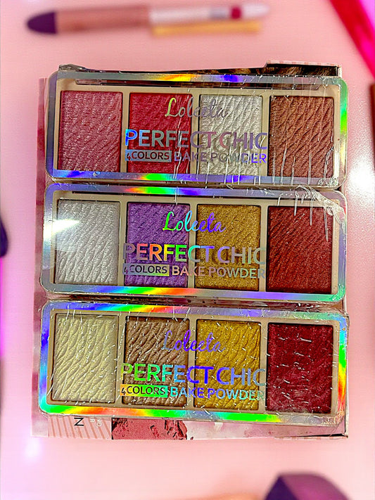 PALETA DE ILUMINADORES CON 4 COLORES 1 PZ LOL6002