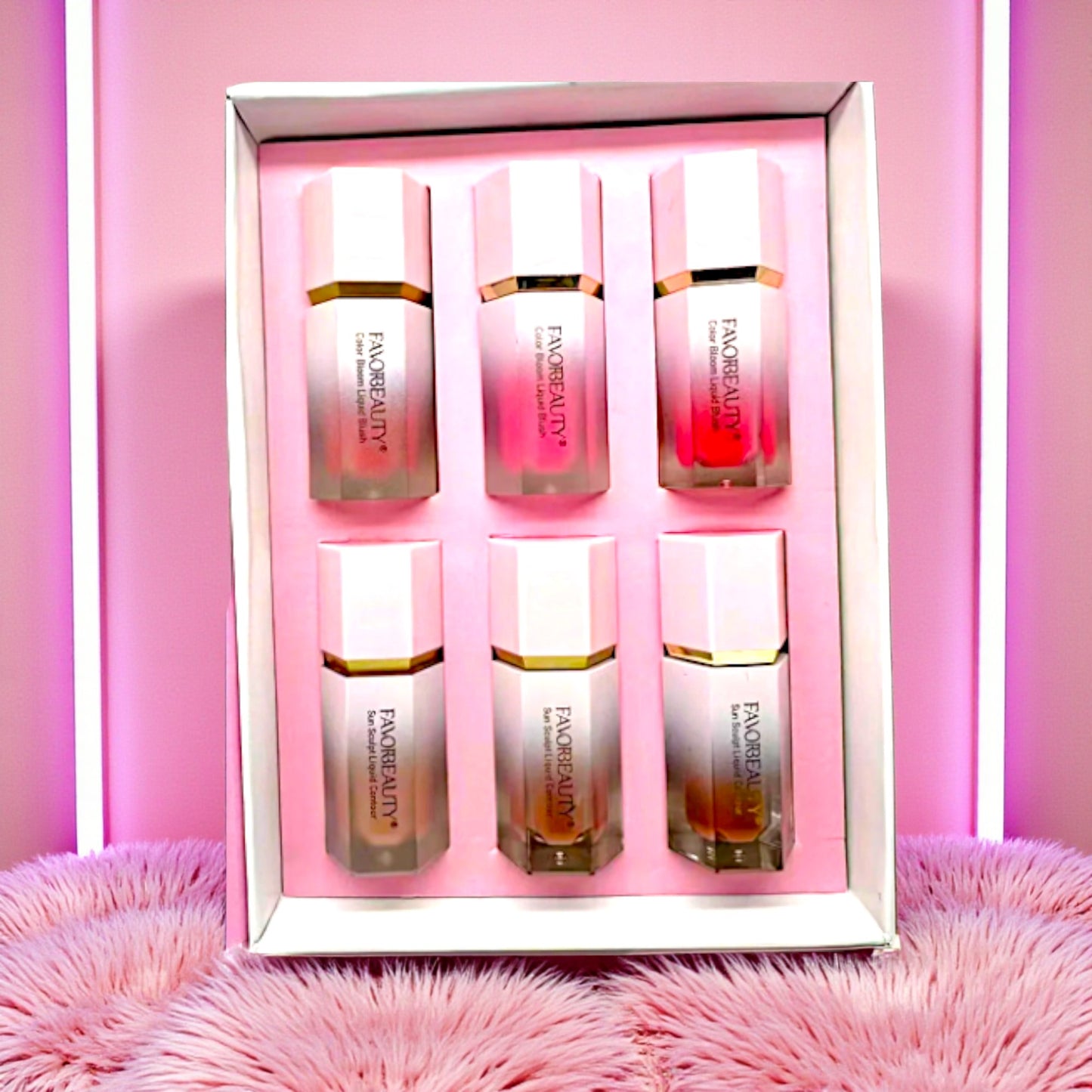 BLUSH TARRITO CON APLICADOR TONOS DIFF 6 PCS C2072