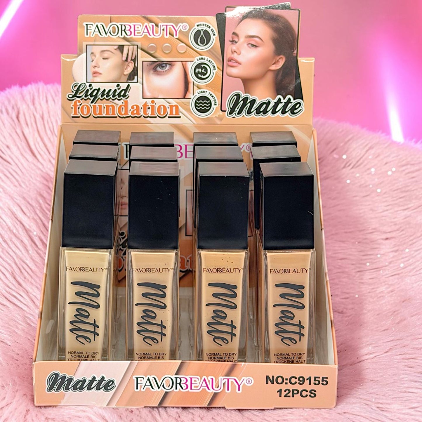 BASE DE MAQUILLAJE MATTE 12 PZ C9155