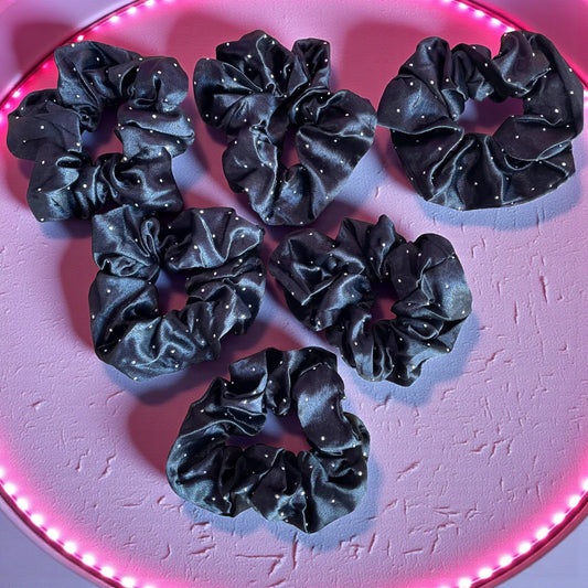 DONITA NEGRA CON BRILLITOS 12 PZ FJ4103