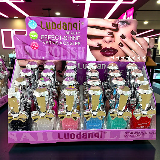 ESMALTE DE UÑAS EFECTO BRILLO 24 PZ DQ-1219