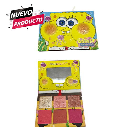 SOMBRA BOB ESPONJA ILUMINADOR RUBOR ES6131