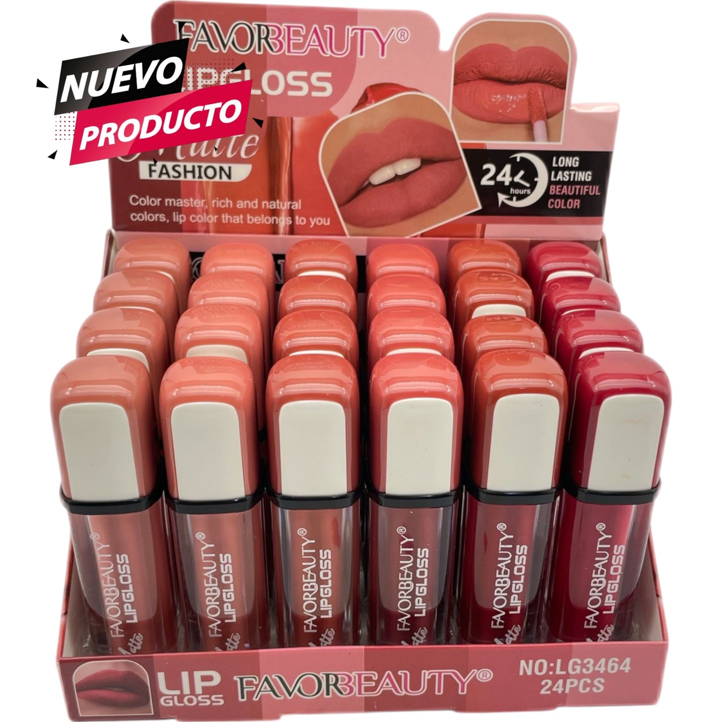 LABIAL LIQUIDO MATTE FASHION 24 PCS LG3464