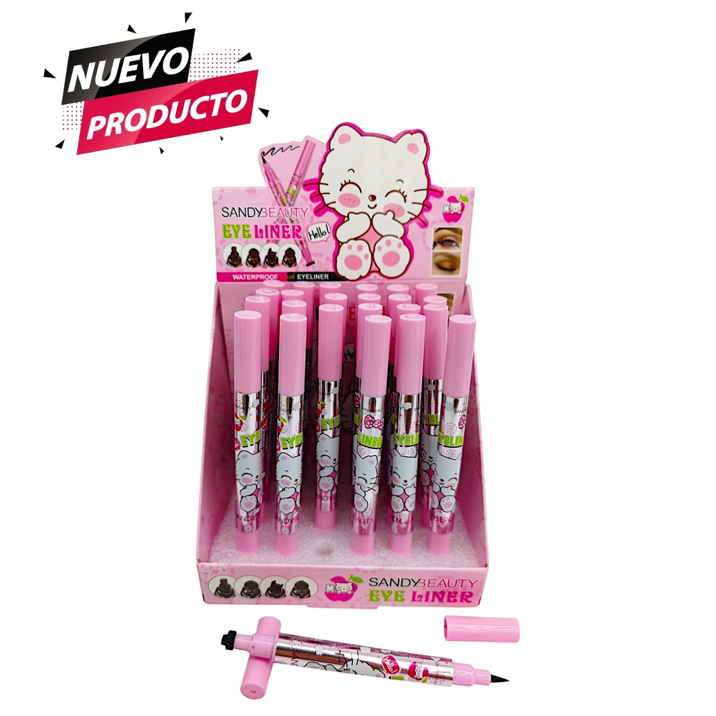 DELINEADOR CON SELLO HELLO KITTY 24 PCS E052