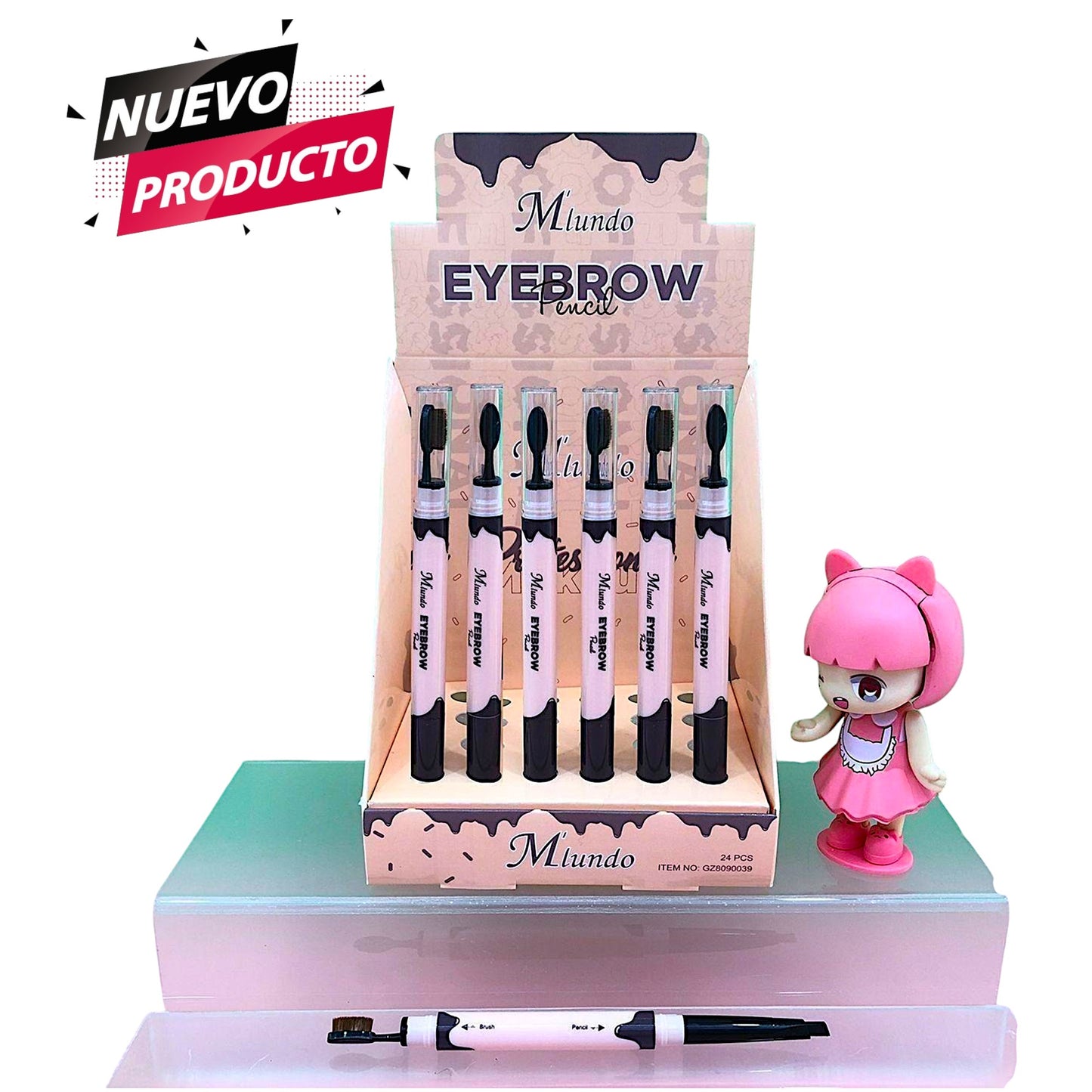 LAPIZ DE CEJA PENCIL MIUNDO 24 PCS GZ809039