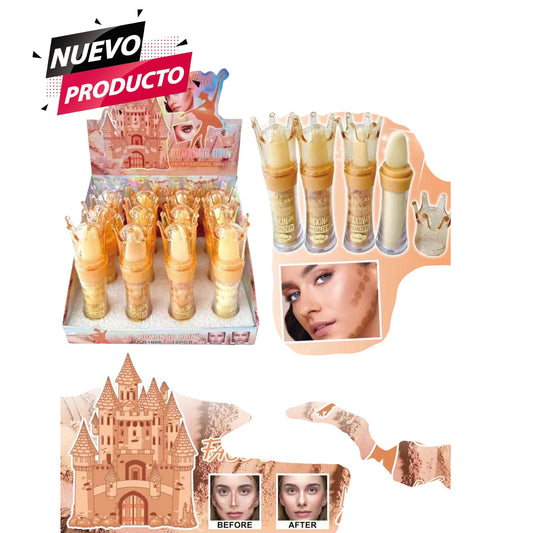 CONTORNO EN POLVO FACE ROMANTIC RAIN 12 PCS R1086