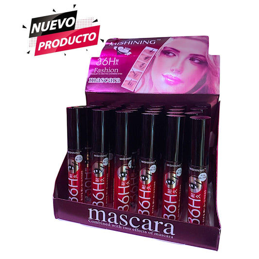 RIMEL MASCARA DE PESTAÑAS 36 H FASHION 24 PCS  MC04