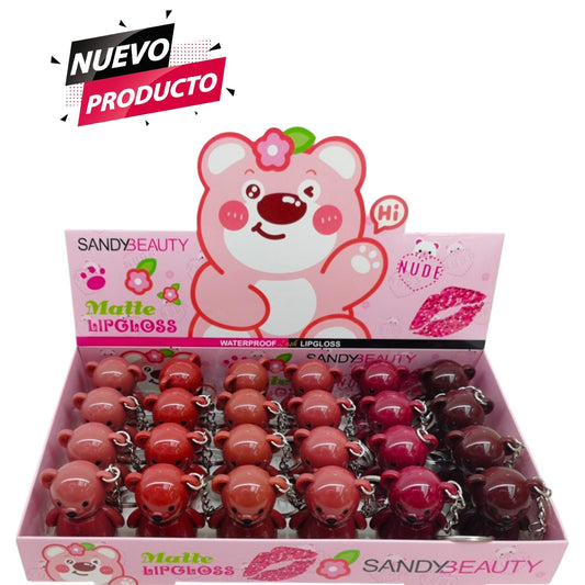 LABIAL DE OSITOS MATTE DE LOTSO 24 PCS SG6100