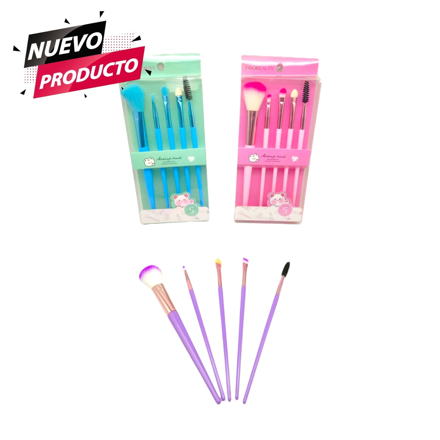 SET DE BROCHAS CON 5 PCS FB1835