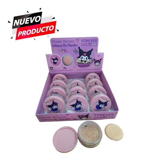 POLVO COMPACTO KUROMI 12 PCS DZ10