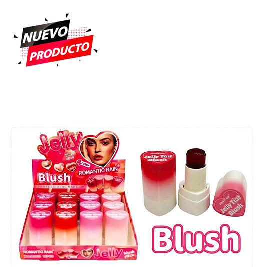 RUBOR BLUSH JELLY ROMANTIC RAIN 12 PCS R2133