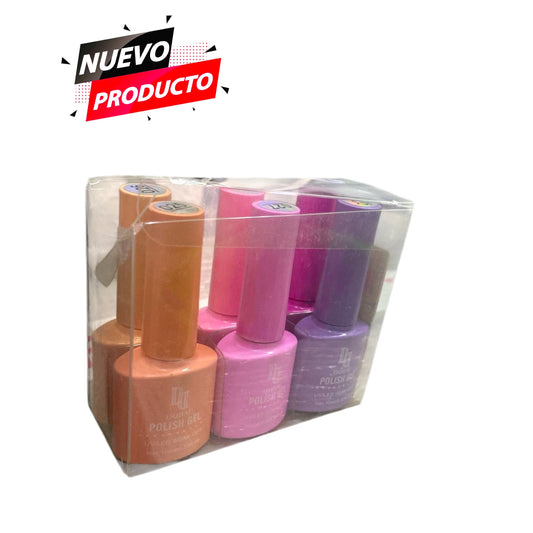 POLISH GEL GELISH DUBAI 6 PCS M-7 (E)