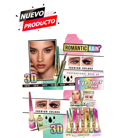 DELINEADOR DE PINCEL EYELINER 3D 24 PCS M8253