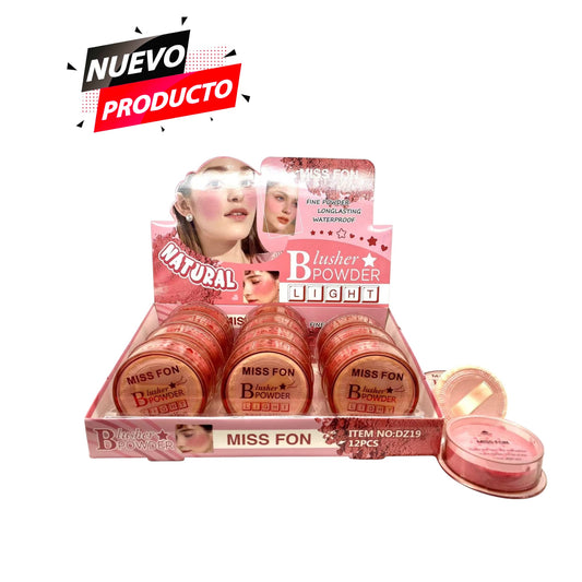 BLUSH RUBOR POWDER MISS FON 12 PCS DZ19