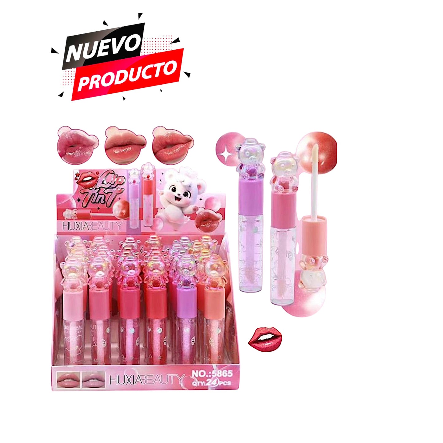 LIP GLOSS DE OSITOS 24 PCS 5865