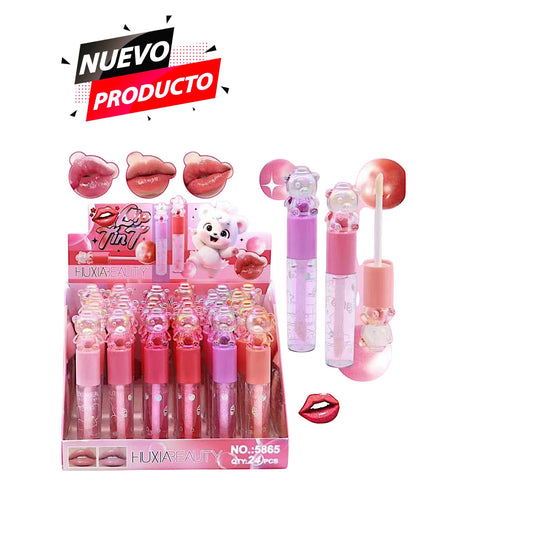 LIP GLOSS DE OSITOS 24 PCS 5865