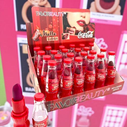 LABIAL EN BARRA DE COCA COLA 24 PCS LS2008