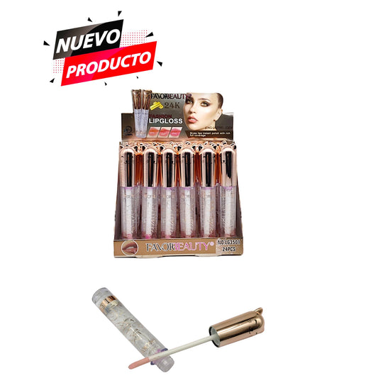 LIP GLOSS 24 K CON GLITTER 24 PCS LG3501