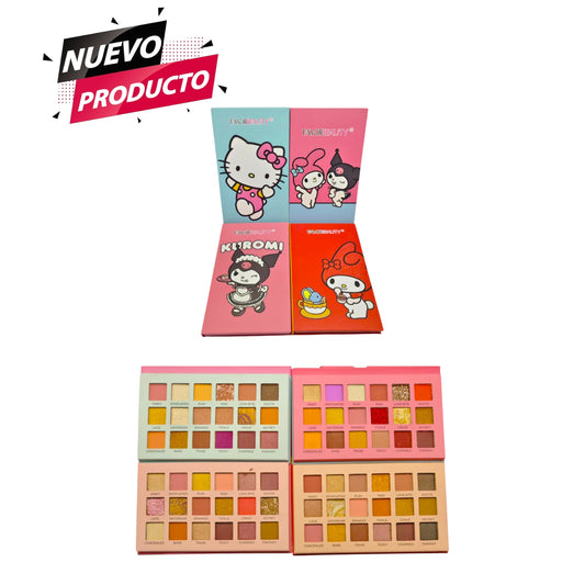 SERIE SOMBRA DE 4 PCS KUROMY Y HELLOW KITTY ES6412