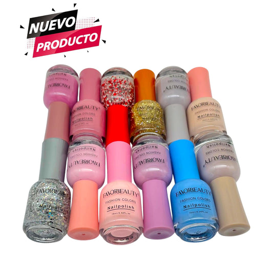 BARNIS ESMALTE PARA UÑAS 12 PCS N1-J