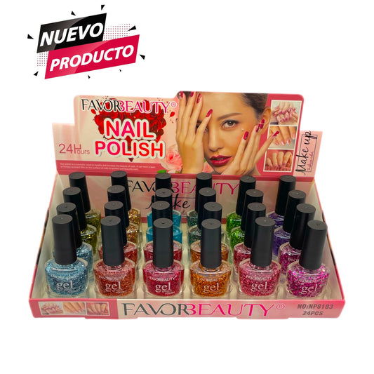 BARNIS NAIL POLISH DE 24 PCS NP8183