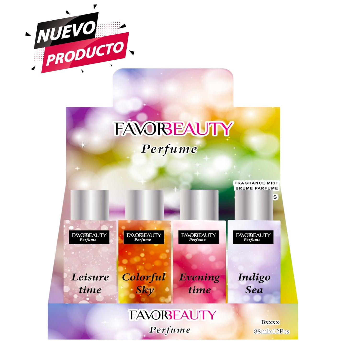 PERFUME FABORY BEAUTY 12 PCS B5217