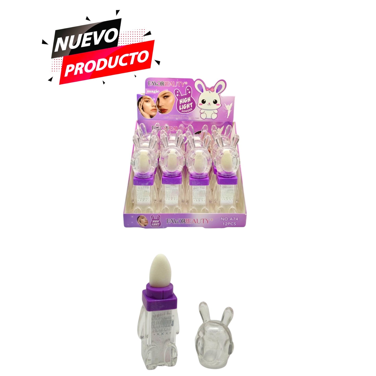 POLVO DE HADAS DE CONEJITOS 12 PCS A74