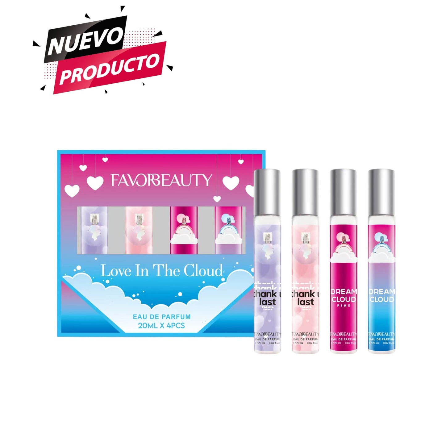 PERFUME  LOVE THE CLOUD CON 4 PC B5240