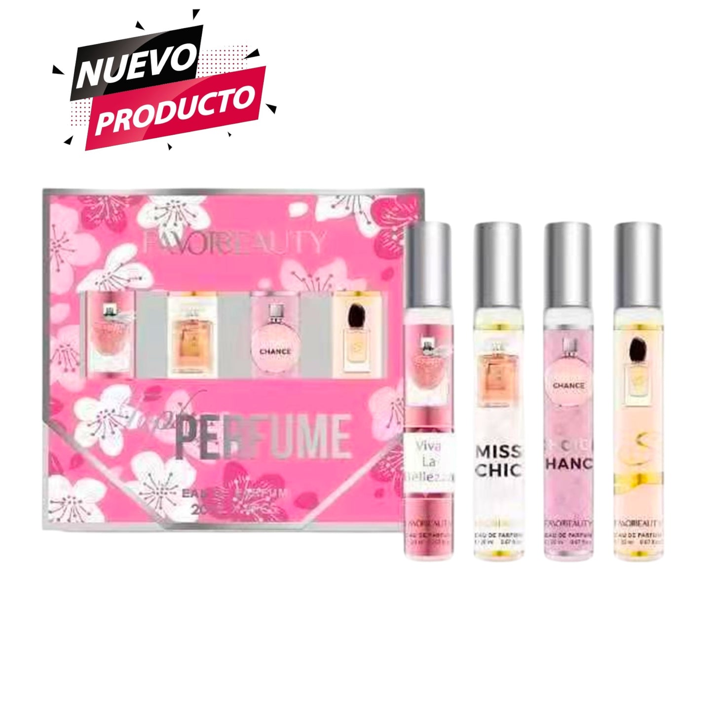 PERFUME DE DAMA CON 4 PCS B5239