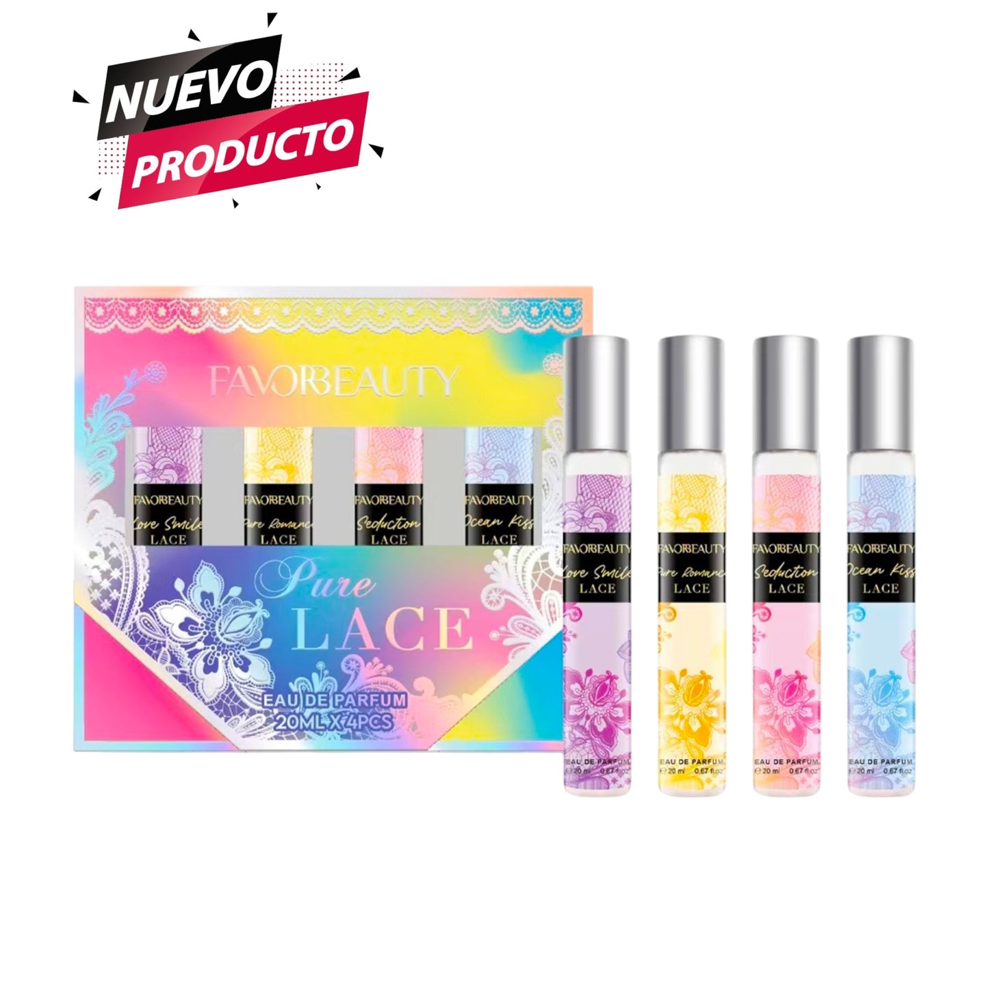 PERFUME DE DAMA CON 4 PCS B5246