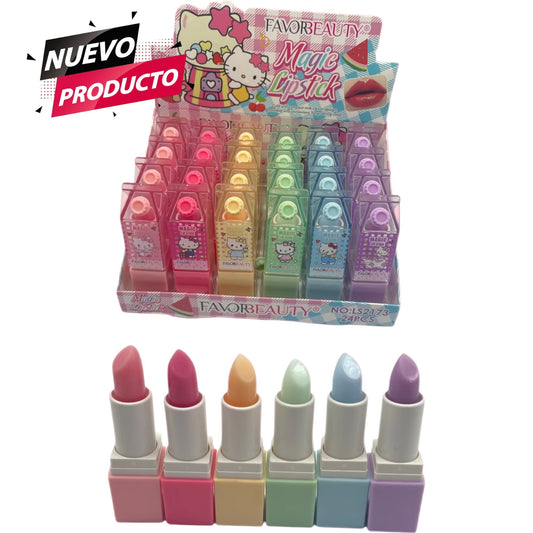 LABIAL MAGICO HELLO KITTY 24 PCS LS2173