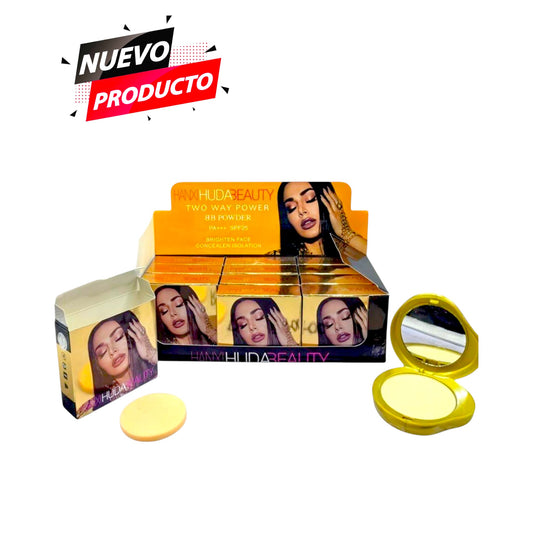 POLVO COMPACTO HUDA BEAUTY 12 PCS RF-E4002