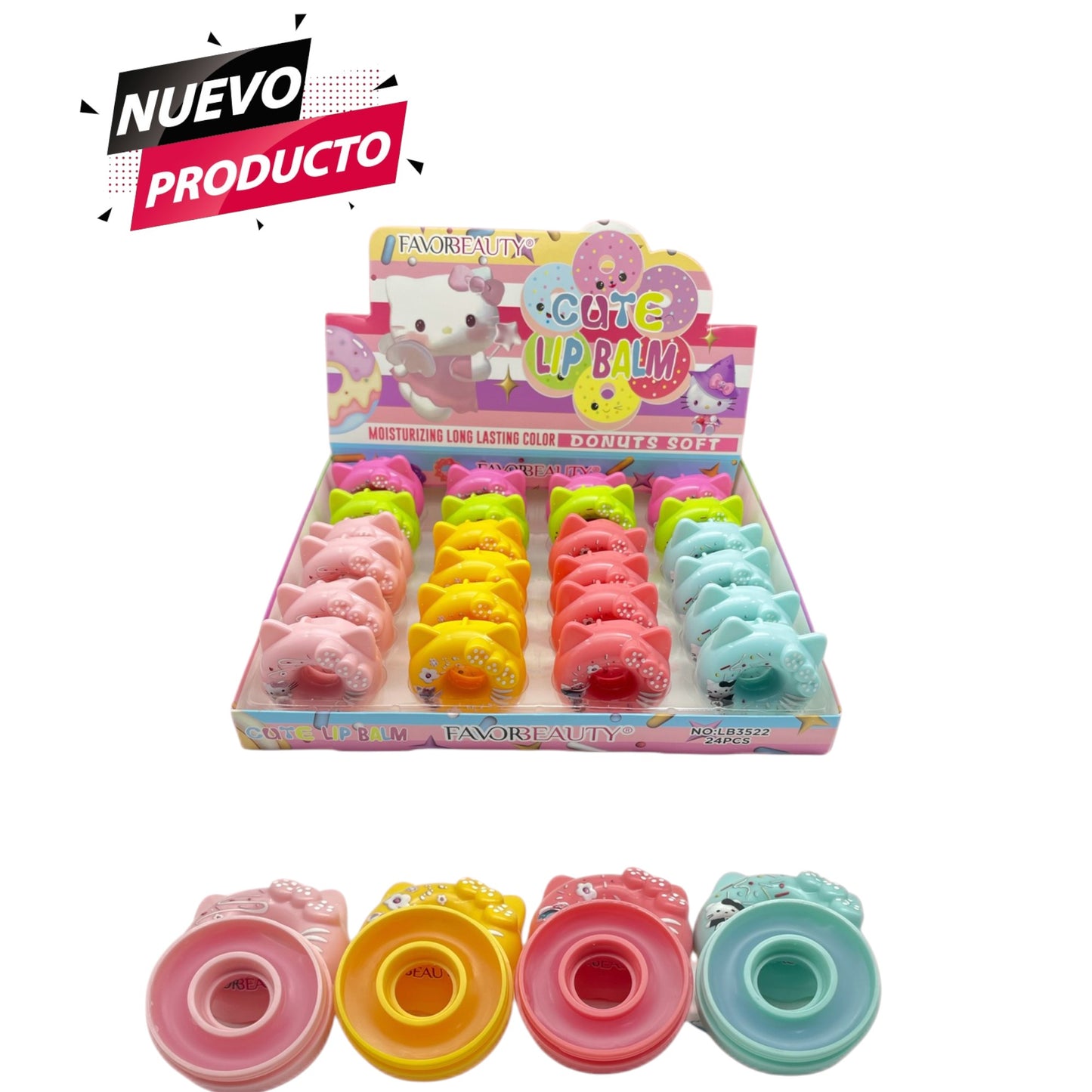 BALSAMO DE HELLO KITTY 24 PCS LB3522