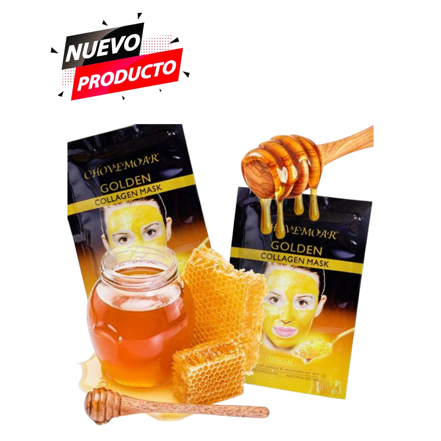 MASCARILLA DE GOLDEN 10 PCS EF-E374