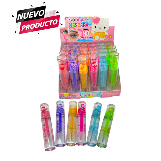 RIMEL TRANSPARENTRE KITTY CON 24 PCS MS8048